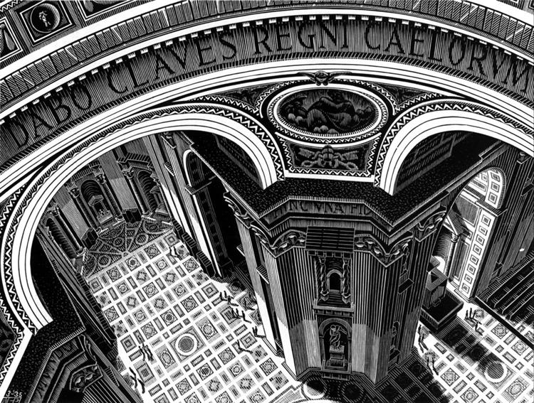 Escher_Inside-StPeters-Rome_1935.jpg